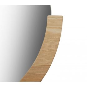 UMBRA MIRA Стенно огледало с дървена рамка 56см, натурален