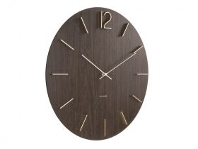 Karlsson Wall Clock Meek Dark wood