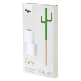 VIGAR CACTUS Свободностояща стойка за тоалетна хартия, зелен