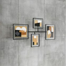 UMBRA FLUTE WALL GALLERY PD BLACK