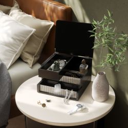 UMBRA MALIBU STORAGE BOX BLACK