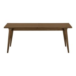 House Nordic Darwin Dining table, oak veneer, brown, incl. two extension plates 100x240-290-340x75 cm 