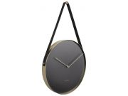 Karlsson Wall Clock Belt Black