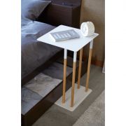 YAMAZAKI Plain Sliding Side Table WH