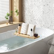 UMBRA AQUALA BATHTUB CADDY NATURAL