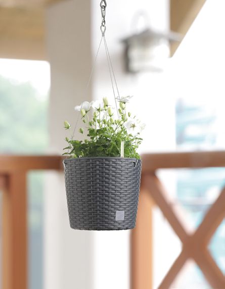 Flower pot RATO,  anthracite