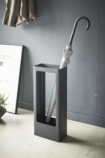 YAMAZAKI Tower Slim Umbrella Stand BK