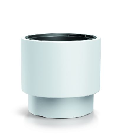 HEOS N Кашпа със саксия 40см. бял