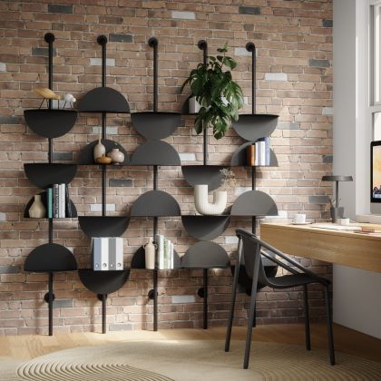 UMBRA SOLIS ADJUSTABLE SHELVES  BLACK