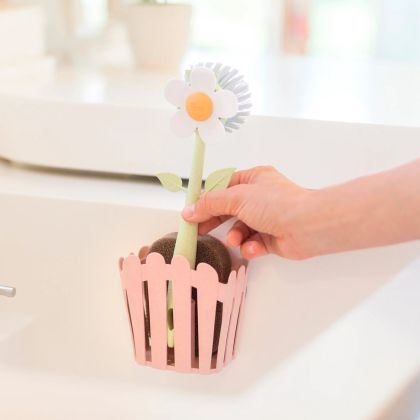 Комплект за мивка 3 части VIGAR FLORGANIC, розов