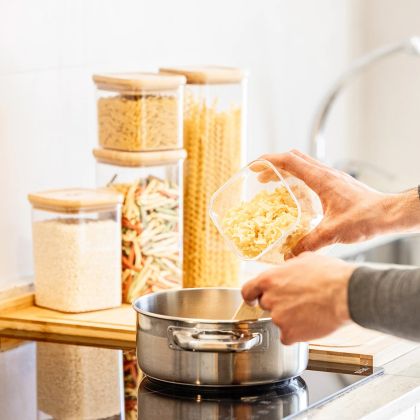 Комплект от 5 броя канистери VIGAR HOMEY BAMBOO, бамбук