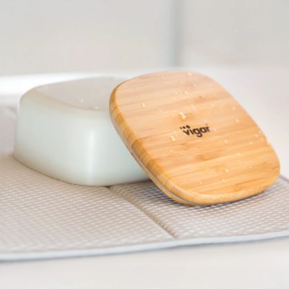 VIGAR TAULA BAMBOO Кутия за храна квадратна, сив