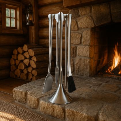 Инструменти за камина UMBRA FUEGO, алуминий