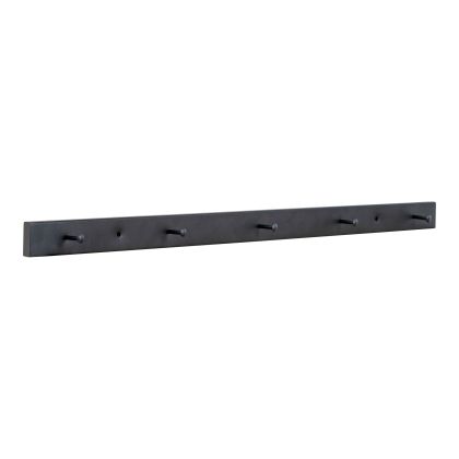 House Nordic Vita Coat rack, steel, black, 70x4 cm