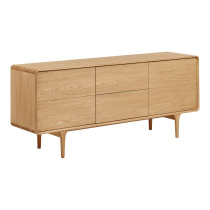 House Darwin Sideboard, oak, natural 180x45x75 cm