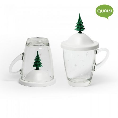 QUALY Winter mug Чаша с капак, зима