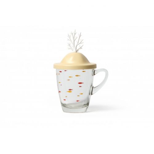 QUALY Coral Bleaching Mug, white