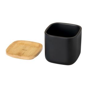 VIGAR BOX ZENSE Кутия за аксесоари за баня квадратна, черен