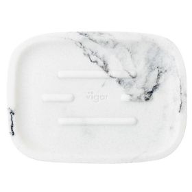 VIGAR BOX ZENSE WHITE MARBLE SOAP TRAY