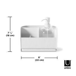 UMBRA SLING SINK CADDY  Комплект за мивка с дозатор, бял
