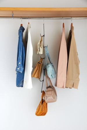 YAMAZAKI Chain Joint Bag Hanger BK
