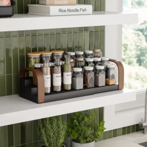 UMBRA BELLWOOD 3-TIER SPICE SHELF BLK/WAL