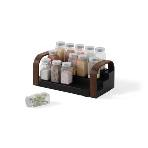 UMBRA BELLWOOD 3-TIER SPICE SHELF BLK/WAL