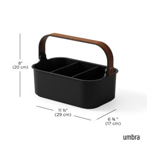 UMBRA BELLWOOD BIN 11x7 BLK/WAL