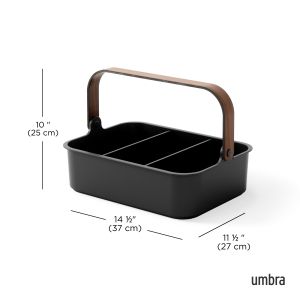 UMBRA BELLWOOD BIN 14x10 BLK/WAL