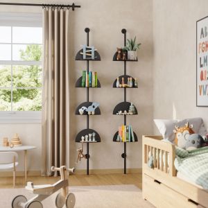 UMBRA SOLIS ADJUSTABLE SHELVES  BLACK