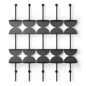 UMBRA SOLIS ADJUSTABLE SHELVES  BLACK