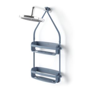 UMBRA FLEX SHOWER CADDY SLT/BLUE