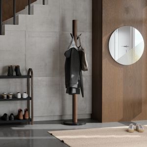 UMBRA FLAPPER COAT RACK WALNUT