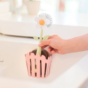 Комплект за мивка 3 части VIGAR FLORGANIC, розов