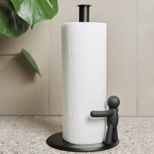 Поставка за кухненска хартия UMBRA BUDDY, черен