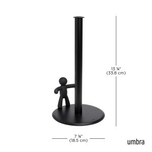 Поставка за кухненска хартия UMBRA BUDDY, черен