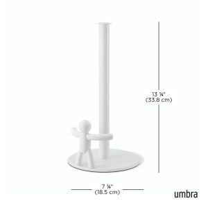 Поставка за кухненска хартия UMBRA BUDDY, бял