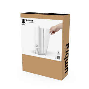 Поставка за кухненска хартия UMBRA BUDDY, бял