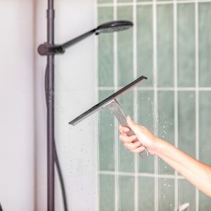 Стоманена стъклочистачка със закачалка ZENSE, инокс
