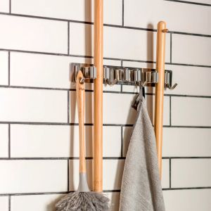 Троен държач за дръжки 3M VIGAR METALIC TRIPLE, метален