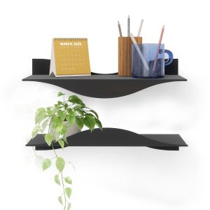 Метални рафтове UMBRA SURF сет 2бр, черен