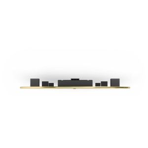 Овално огледало UMBRA HUBBA 45x157см., златен