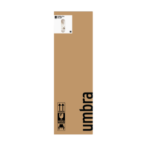 Овално огледало UMBRA HUBBA 45x157см., златен