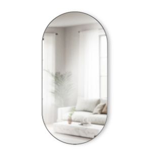 Овално огледало UMBRA HUBBA 45x91см., титан