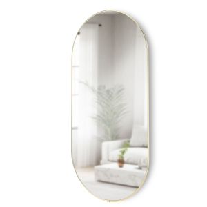 Овално огледало UMBRA HUBBA 45x91см., златен