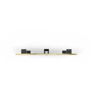 Овално огледало UMBRA HUBBA 45x91см., златен
