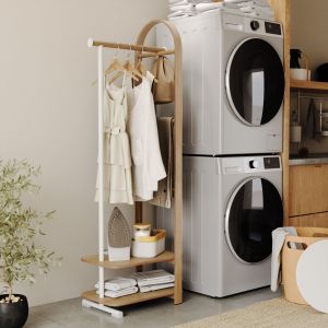 Стояща за закачалка / щендер UMBRA BELLWOOD, натурален