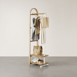 Стояща за закачалка / щендер UMBRA BELLWOOD, натурален