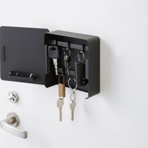 YAMAZAKI Tower Square Magnetic Key Cabinet BK