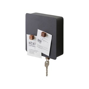 YAMAZAKI Tower Square Magnetic Key Cabinet BK